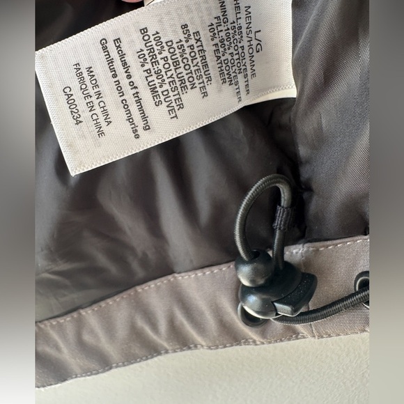 New F.O.G by London Fog Down Filled Jacket - Grey - Size Large - Picture 9 of 9